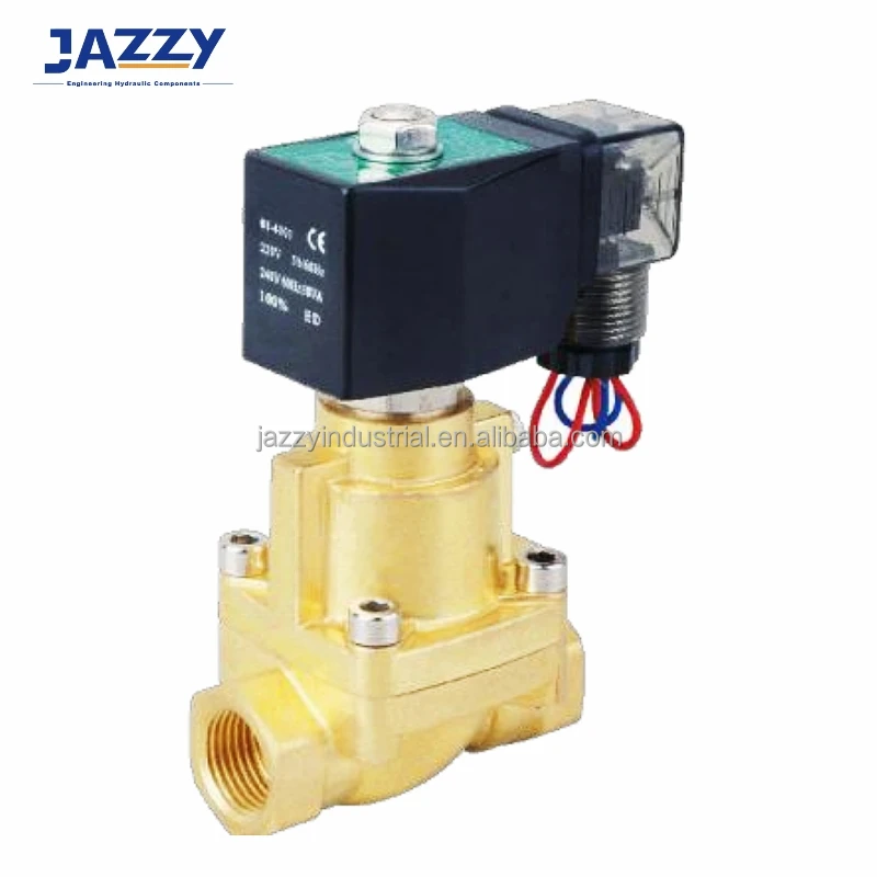 JAZZY 2N Series Solenoid Valve 2W 3N B UW Underwater Super High Pressure Steam High Low Temperature Valve Way Solenoid Valve