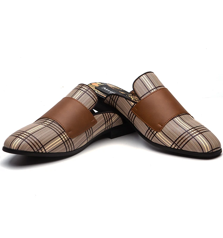 
Backless Slip On Loafer Flats Mules Low Heel Shoes 