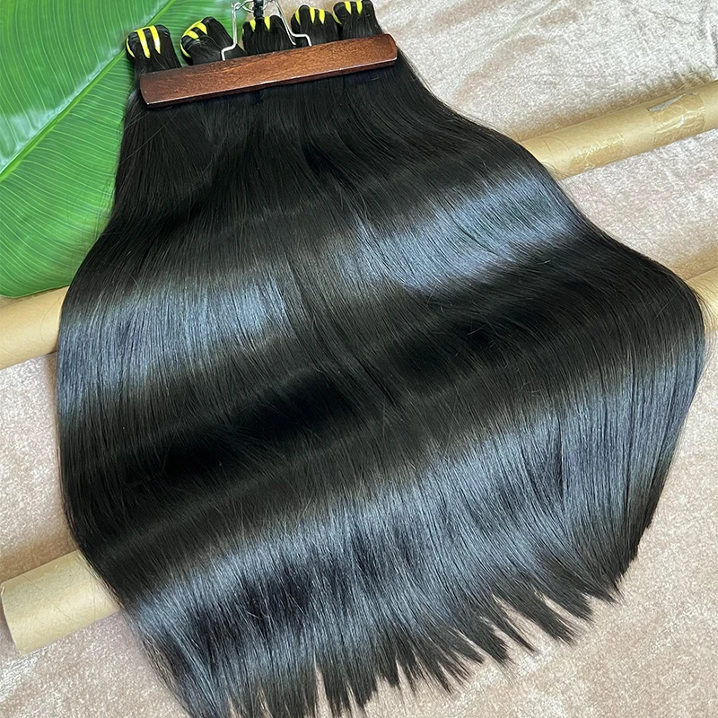 Bundle Hair Vendors Wholesale Raw Indian Hair Bundle Cuticle Aligned Silky Bone Straight Human Hair Bundles