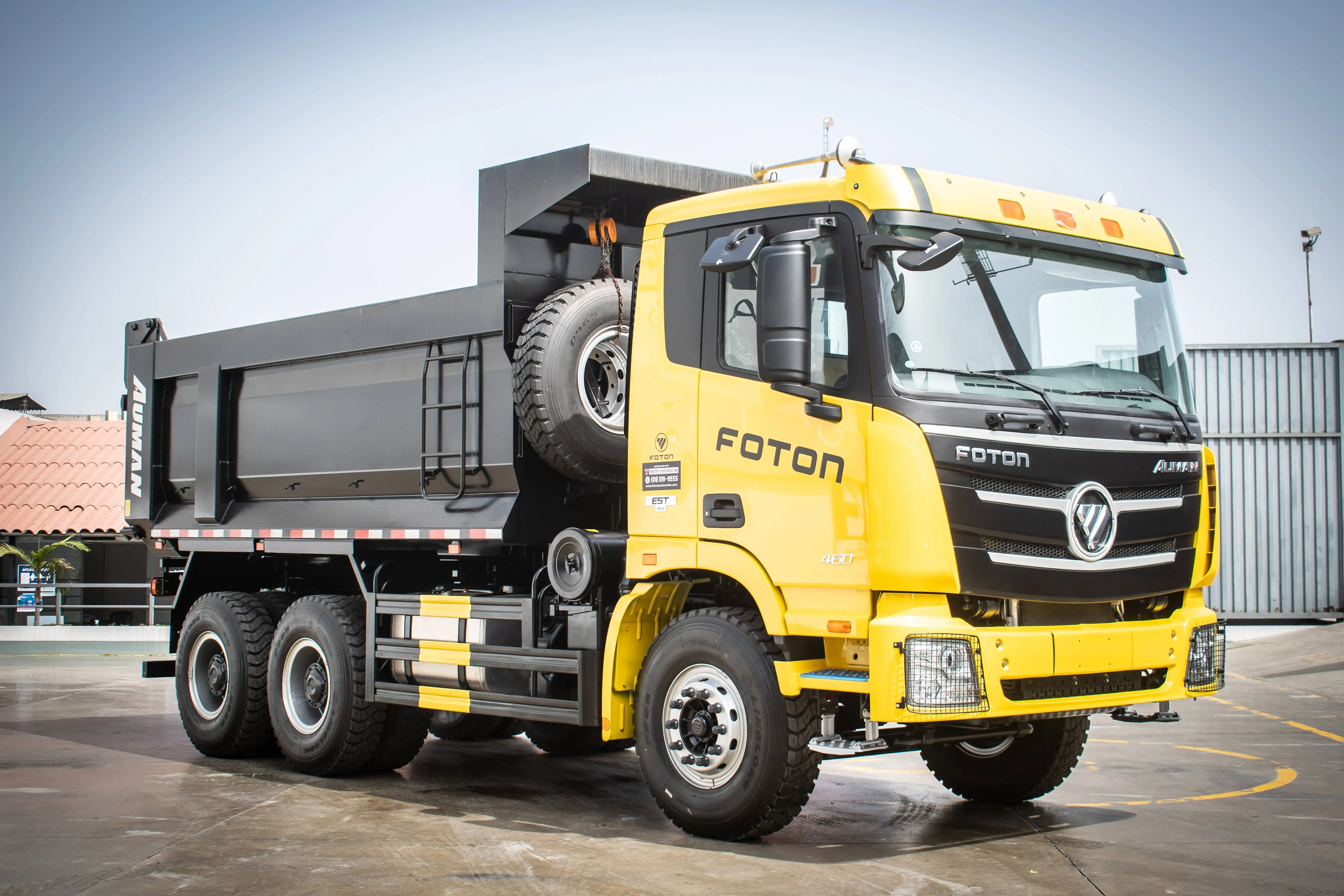 LFH light cargo  Heavy foton Dump Truck used  6*4  40 ton  tipper  truck  460hpTransportation of ston  Mineral