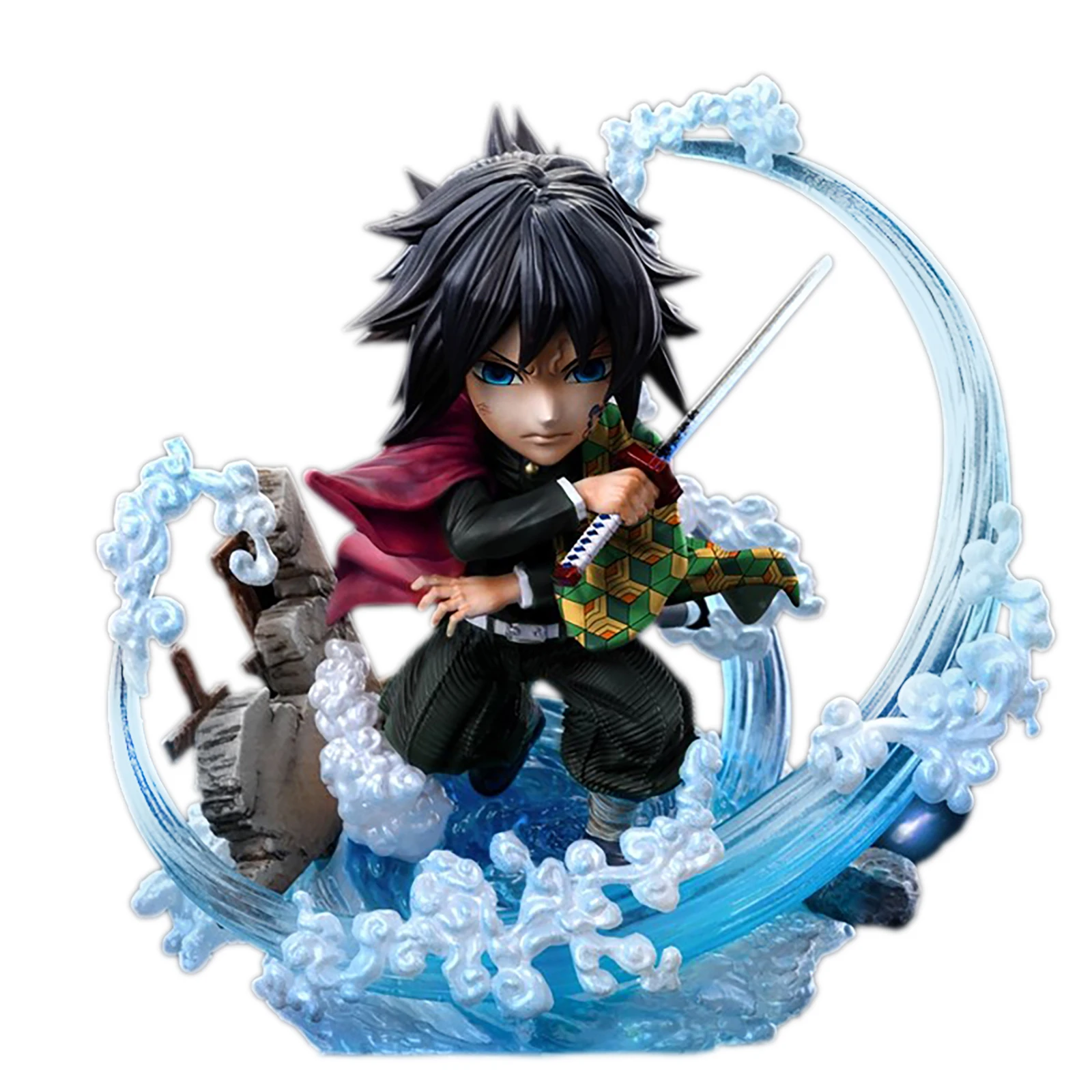 Anime figure toys Demon Slayer Action Figures Tomioka Giyuu PVC Toys 9cm