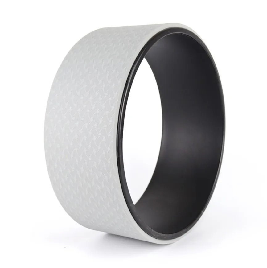 Custom Design TPE+PC Al alloy Yoga Wheel For Yoga Exercise
