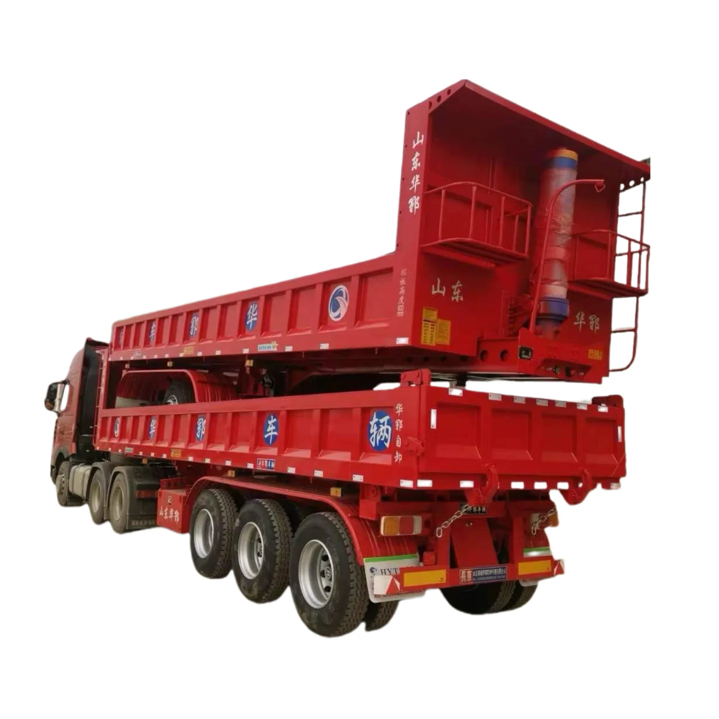 Shandong factory produces high-quality Multi axle Hydraulic Truck Trailer Car Transport Truck Trailer