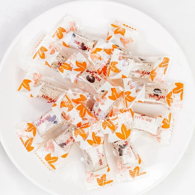 
Factory Price Coffee Flavour Block Shape Nougat Candy Coffee Almond Nougat 
