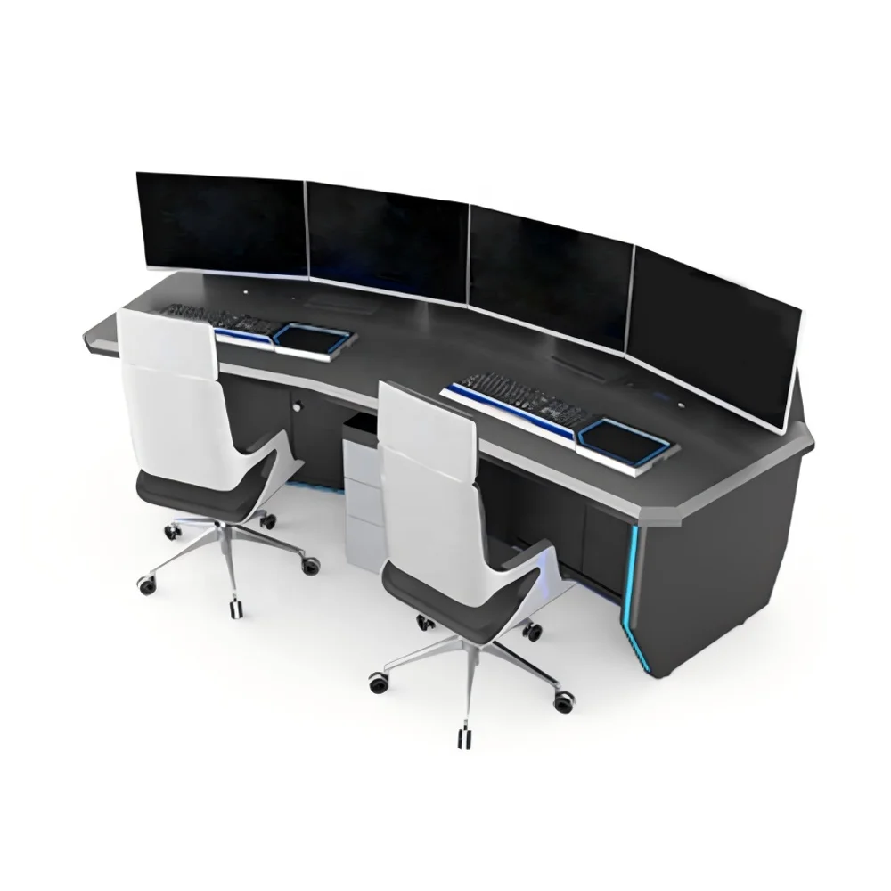 Оператор центра обработки данных настольные командные рабочие станции контрольная комната офисные консоли эргономика офисная мебель