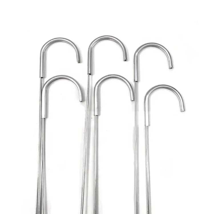 Galvanized Garden Flowers Hook  Dog Leg Hanger for Hanging Pots
