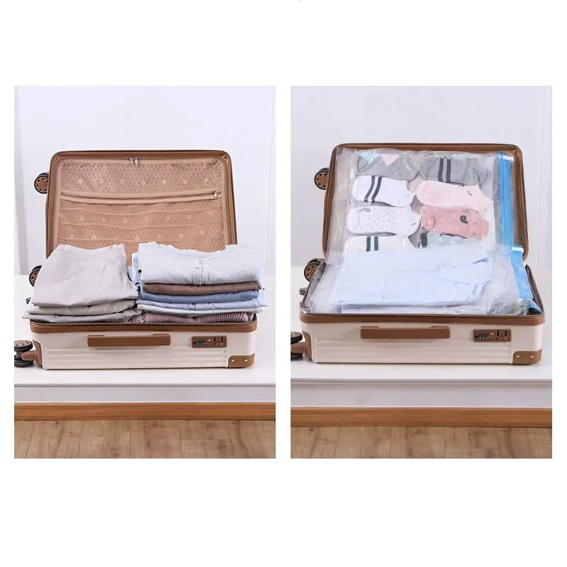 Vacuum Bag Travel Vacuum Storage Bag For Cloth Space Saving With Electric Pump