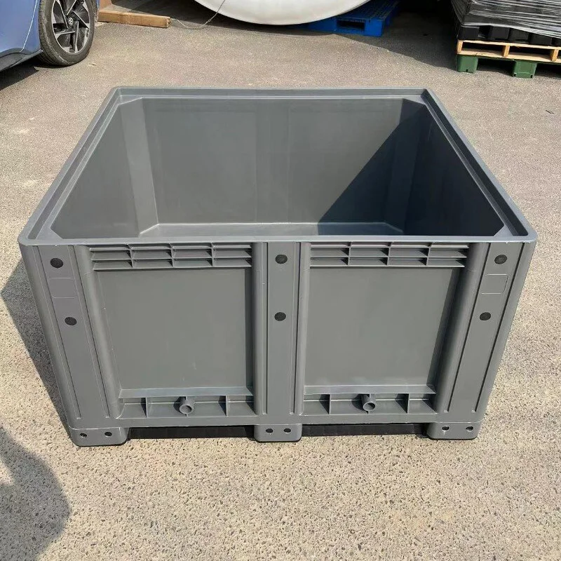 Твердая пластиковая коробка из полиэтилена HDPE пластиковый контейнер для поддонов с колесом