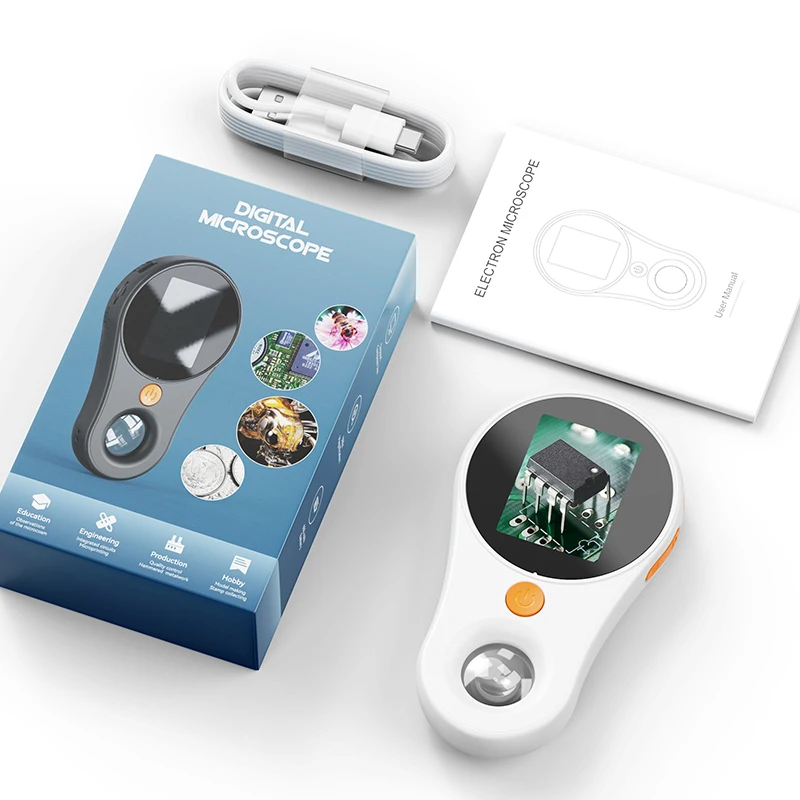 ALEEZI 370 Kids Microscope Science Kit For Student Beginners Educational Stem Toy Monocular Microscope For Students