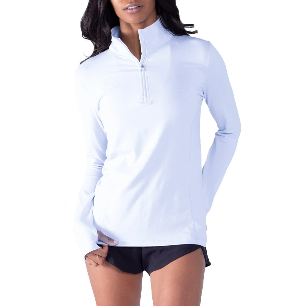 Quarter Zip Womens Pullover