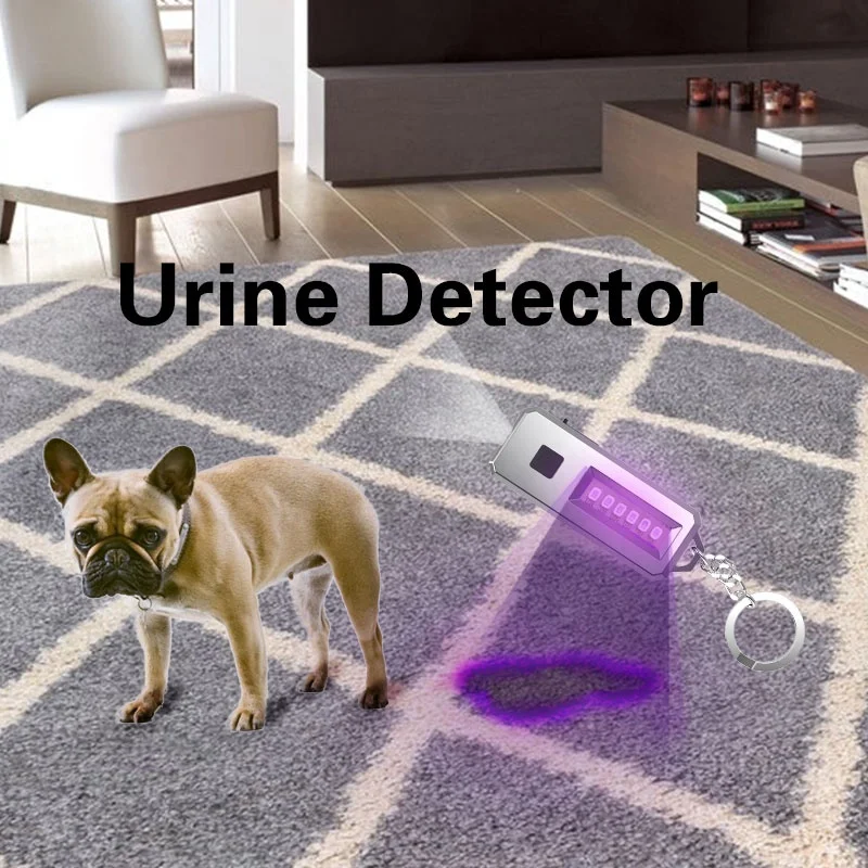Mini UV Flashlight 365nm Ultraviolet LED Blacklight Portable Pet Urine Stain Banknote Money Detector