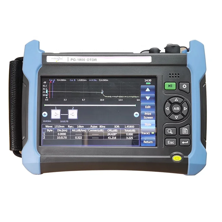 PG-1800 optic fiber mini OTDR with 1310/1550nm 50/50dB power meter laser source VFL