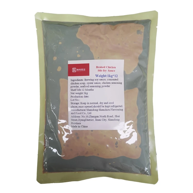 Sell Well New Type Seasoning Private Label Braised Chicken Stir-Fry Sauce Chinese Seasoning Sauce