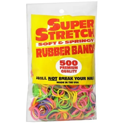 Super Stretch Rubber Bands Mini Color Fashion Elastic Band Use for home and hair