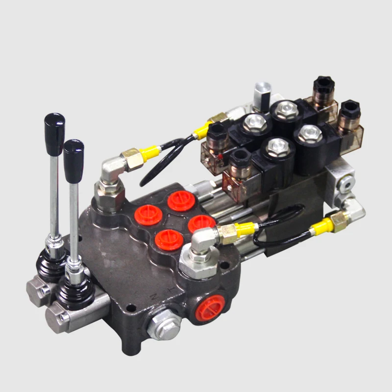 P40 cylinder spool Distributor with electrical hydraulic control