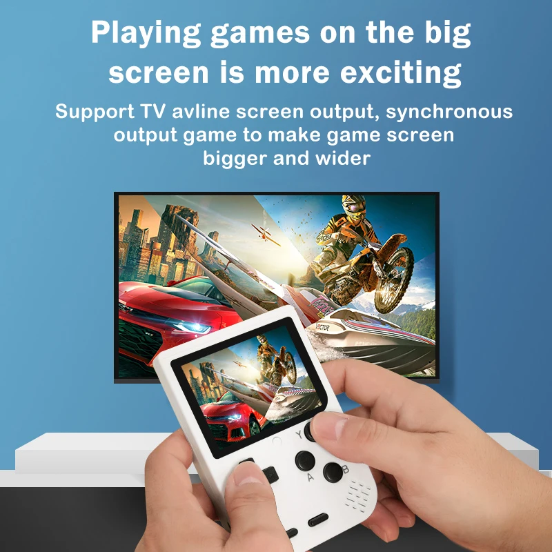 
Mini Arcade Machine 3.0inch Handy Handheld Indoor Retro Vintage Video 32 Bit Games Console for Kids 