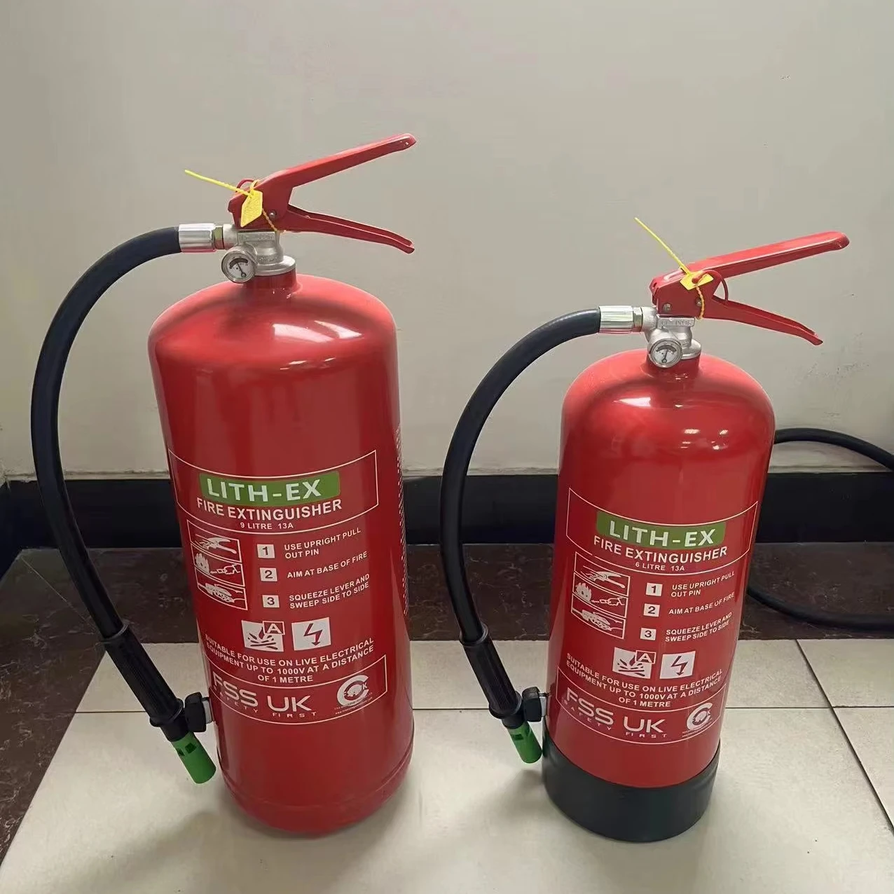 Lithium Battery LITH-EX Fire Extinguisher 6L 9L