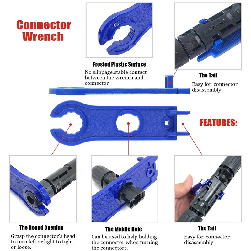 Solar Terminal Crimping Tool LY-2546B Crimping Pliers Hand Tool Kit Solar Connector Pliers