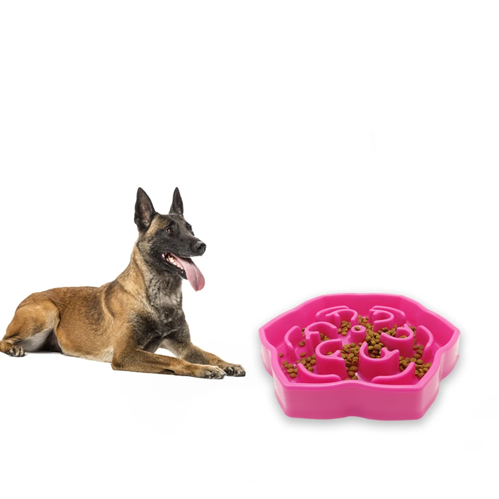 пластиковая миска для кошек миски для медленной еды пластиковые миски для собак миски для кошек кормушка для домашних животных