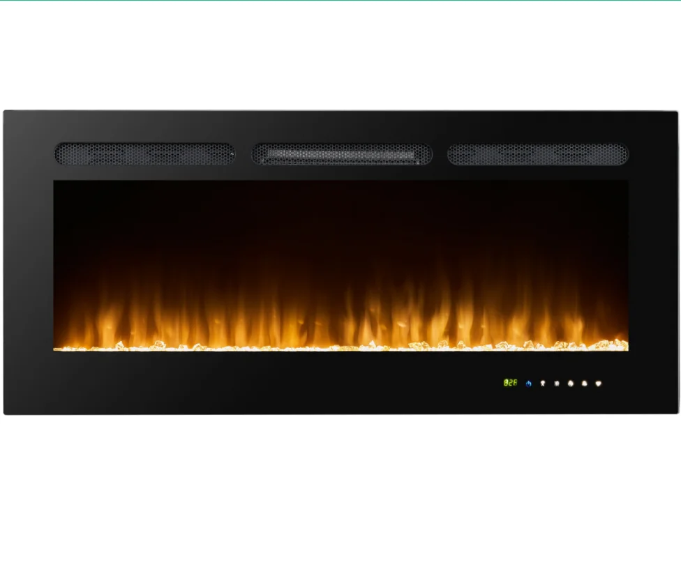 42' Inch decor LED flame effect wall mounted electric fireplace heater