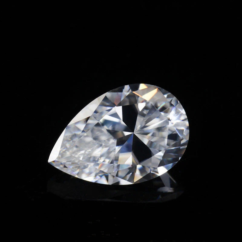 IGI certificate CVD/HPHT 1CT-3CT DEF color VVS/VS clarify pear cut lab grown diamonds loose diamonds lab cultivated diamonds