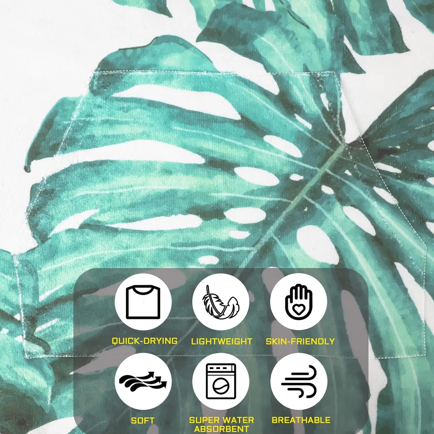 Customized Printing Changing Surf Poncho Swim Robe Quick Dry Microfiber Hooded Beach Towel