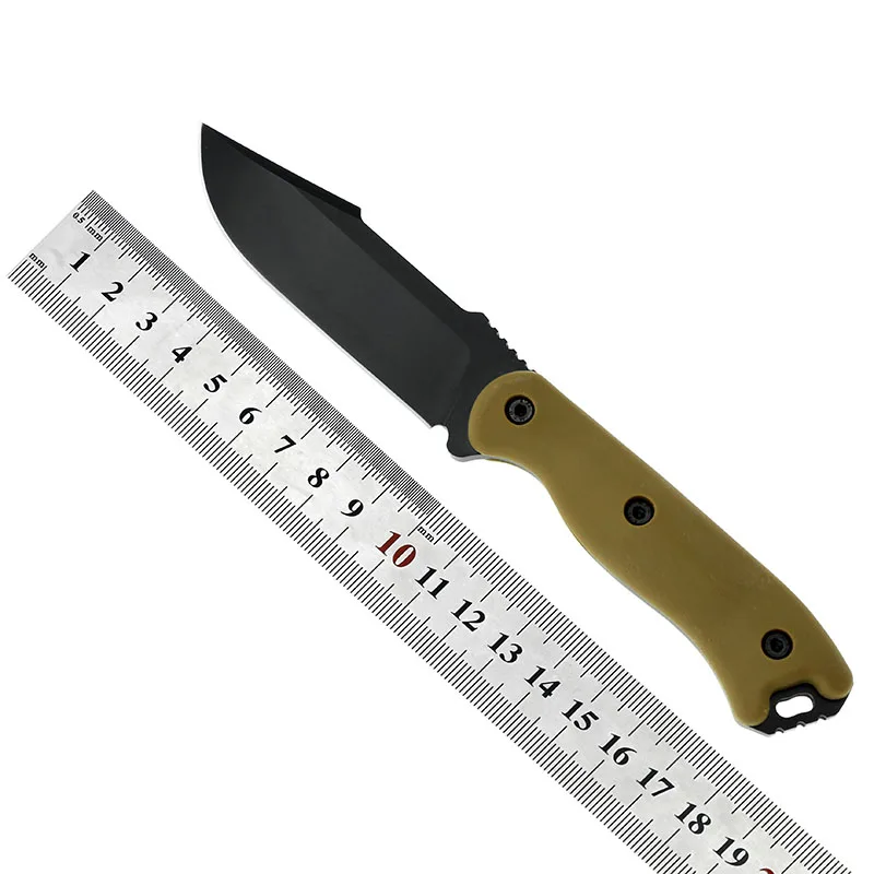 Tactic knife survival EDC knives fixed blade Outdoor hunting knife with kydex sheath