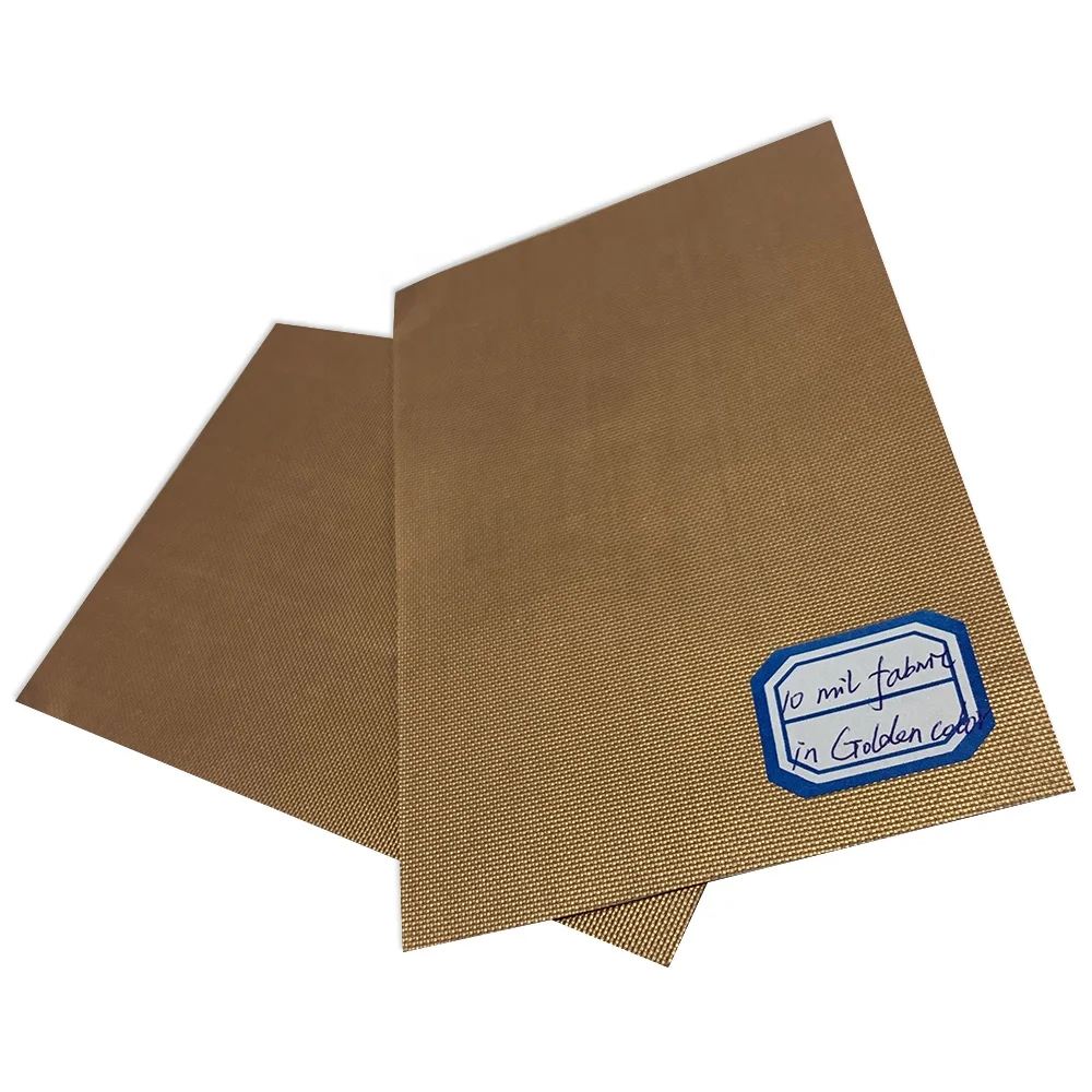 10mil Brown Color PTFE Coated Fiberglass Fabric/ Sheet