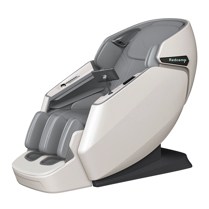 New Design Luxury AI voice 4D full body Dule Core Reclining foot massage chair  shiatsu kneading