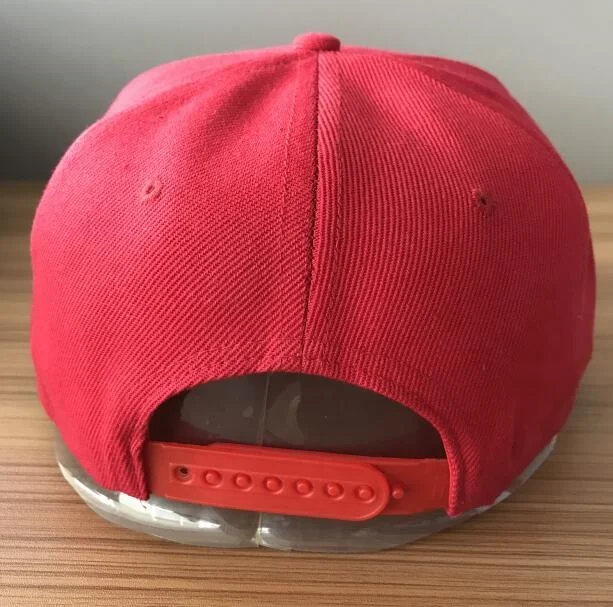 Wholesale Custom Red Big Visor Hat Gorras Snapback Hat Cap