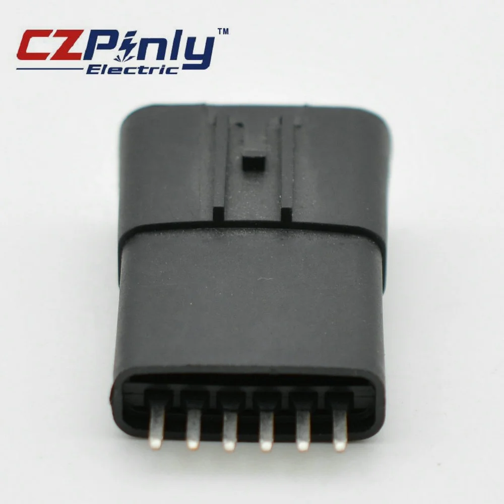 Pinly 6 way female waterproof sumitomo accelerator pedal auto connector 6189-7100 for Toyota/Subaru/Mazda