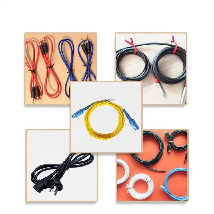 Hot sale semi automatic RJ45 USB cable wire coil winding and binding machine