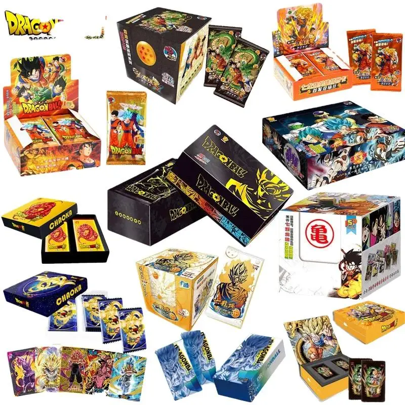 Popular Anime DragonBall Collection Cards Booster Box Super Heroes SSP Flash Cards Board Game Trading Cards