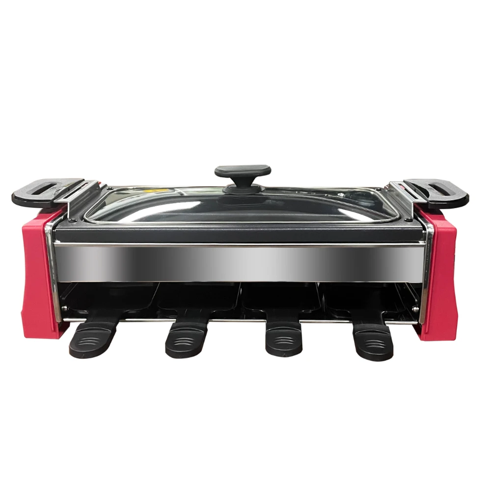 new design delicate appearance 1300W electric  raclette machine for 8 people