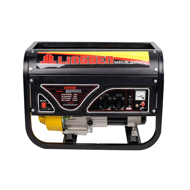 Four-Stroke Gasoline Generator with Auto & Remote Start 380V Single Phase 5KW Rated Power 3KW Max. Power DC & AC Output