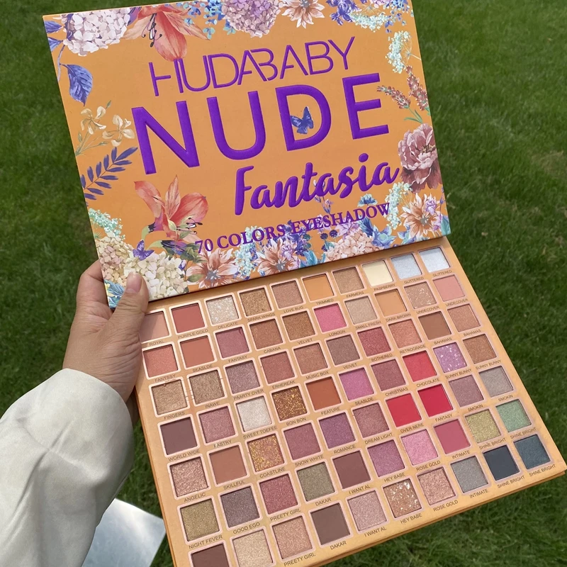 hudababy high quality cosmetics high pigment 88 colors eye shadow for sale