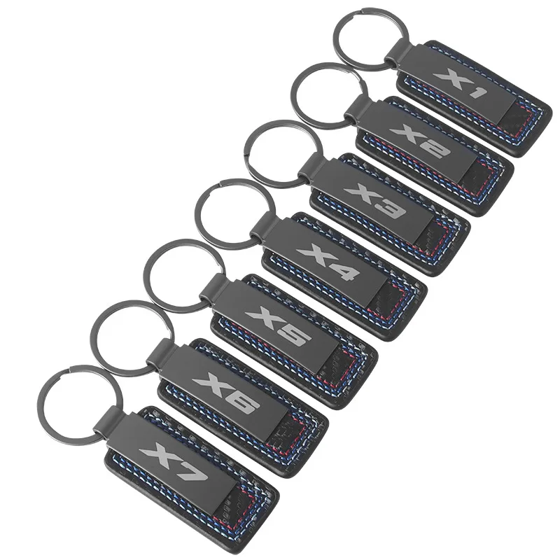 Metal Buckle logo Car Keychains with Brand Logo for Sline for BMW M for Benz AMG Badge Key Chain Keys Rings Fashion Gift