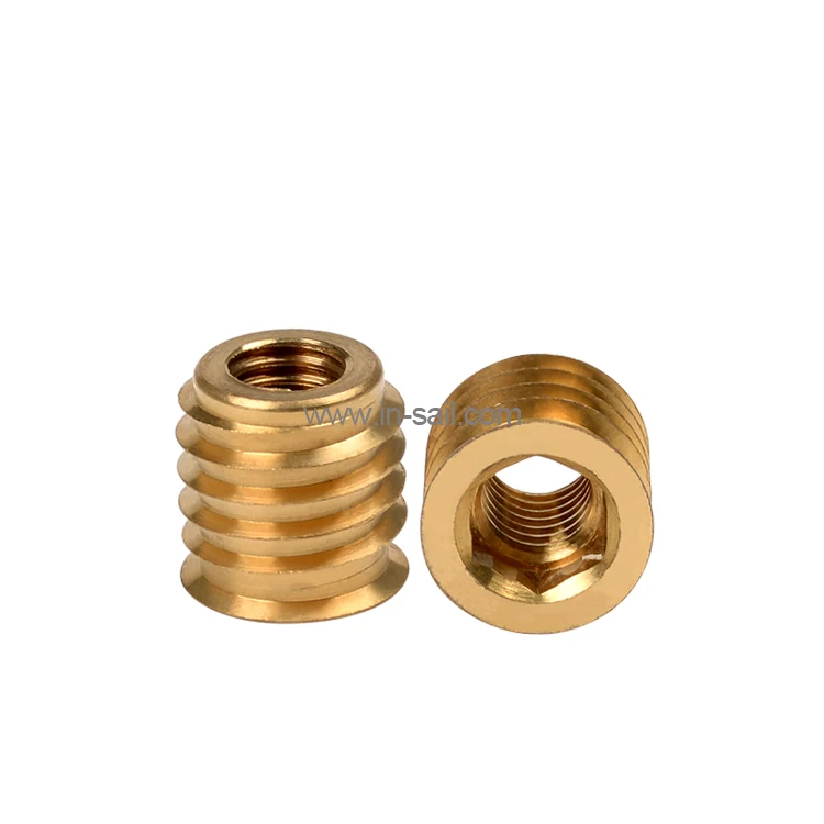 Knife threaded insert for wood