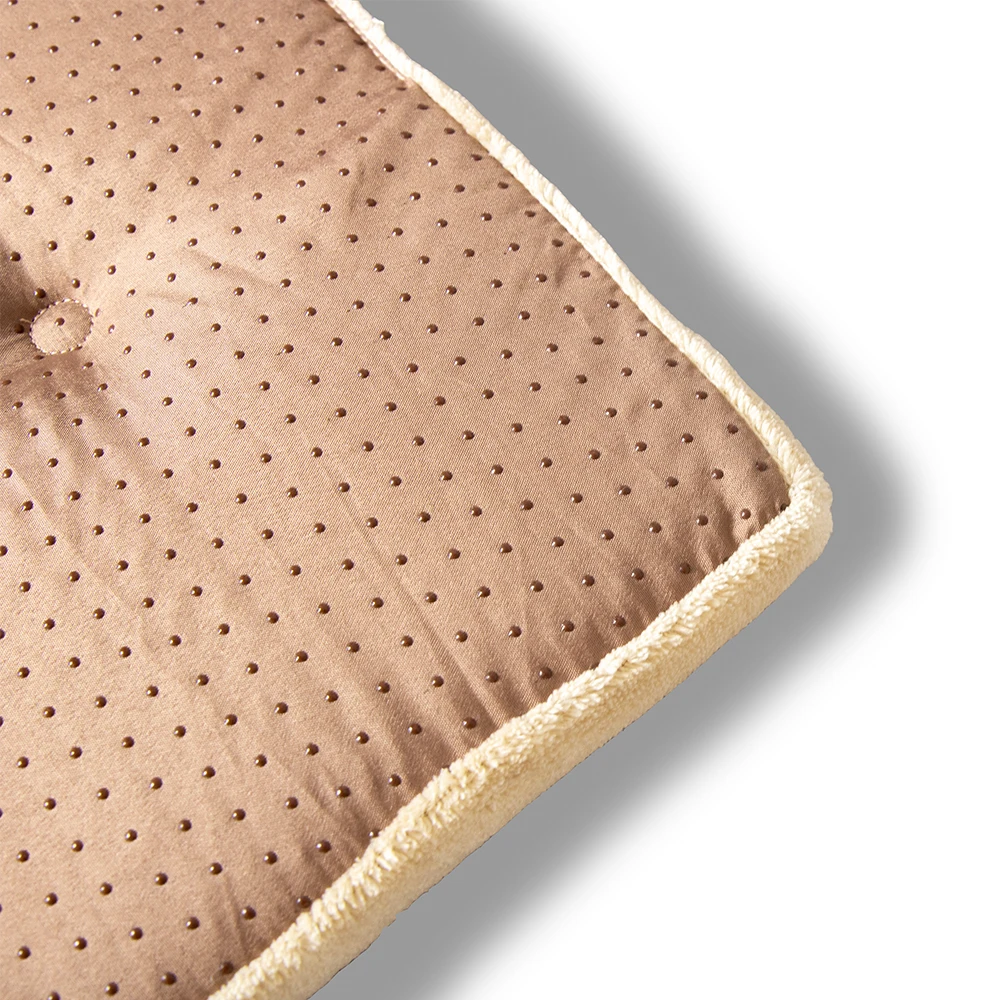 Anti-anxiety orthopedic Calming Bed Comfortable Pet Sleeping Mat Washable Coral Fleece  Non-slip dog bed dog cage mat