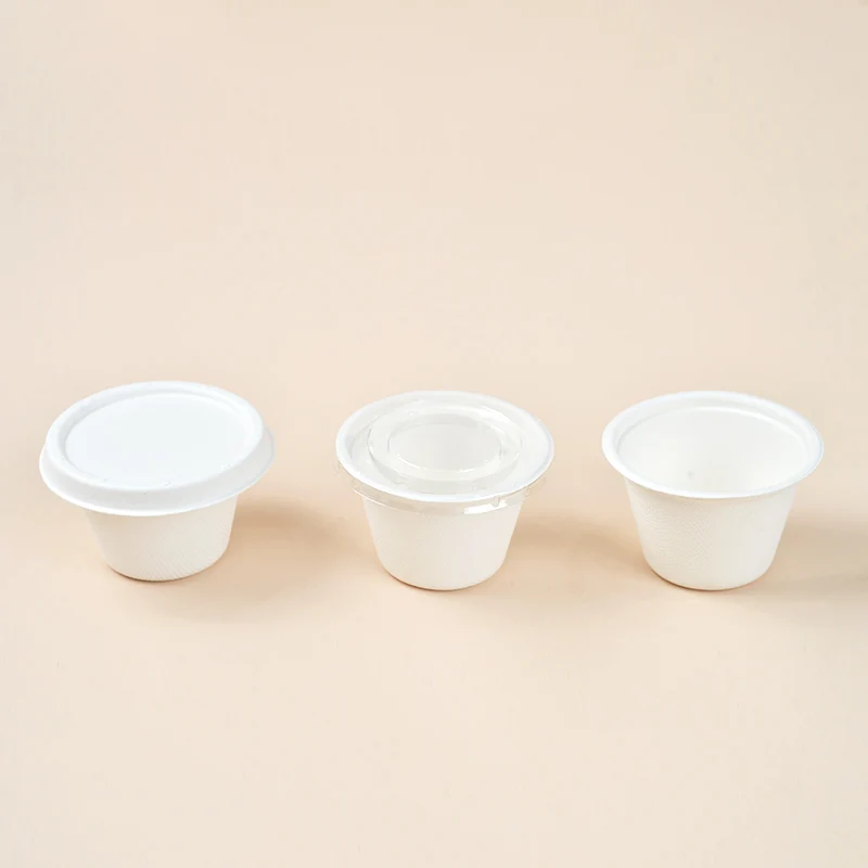 Top Bagasse Eco-friendly Biodegradable Disposable 2oz Cup Sauce cup