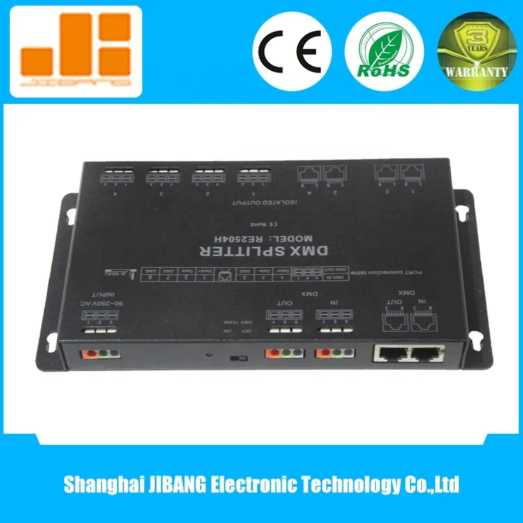High Frequency Pwm Signal 4 Channel Dmx 512 4ch Dmx512 Amplifier