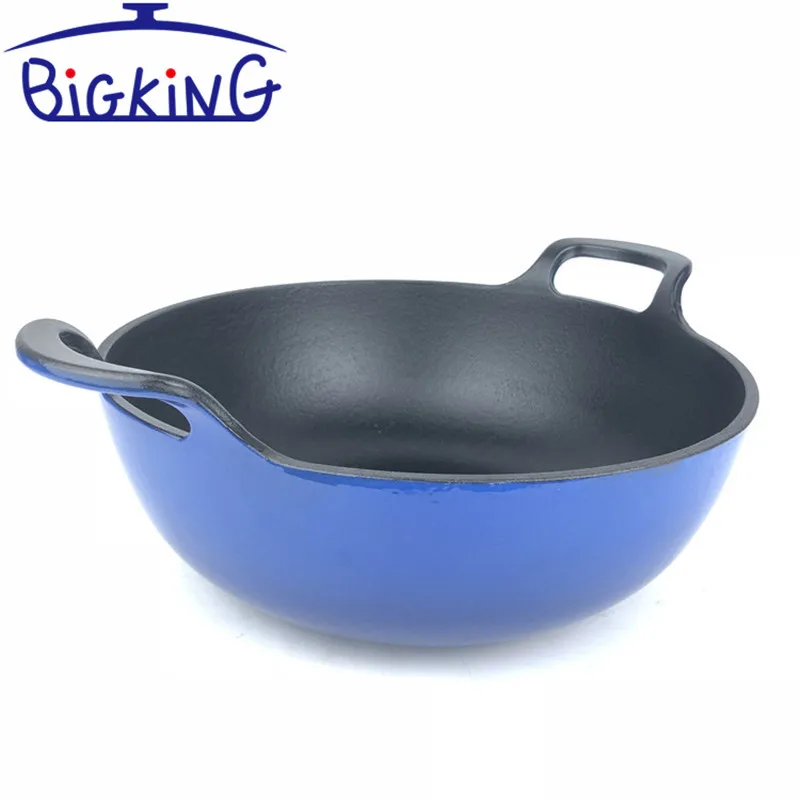 Good selling for non-stick  enamel cast iron cooking pot