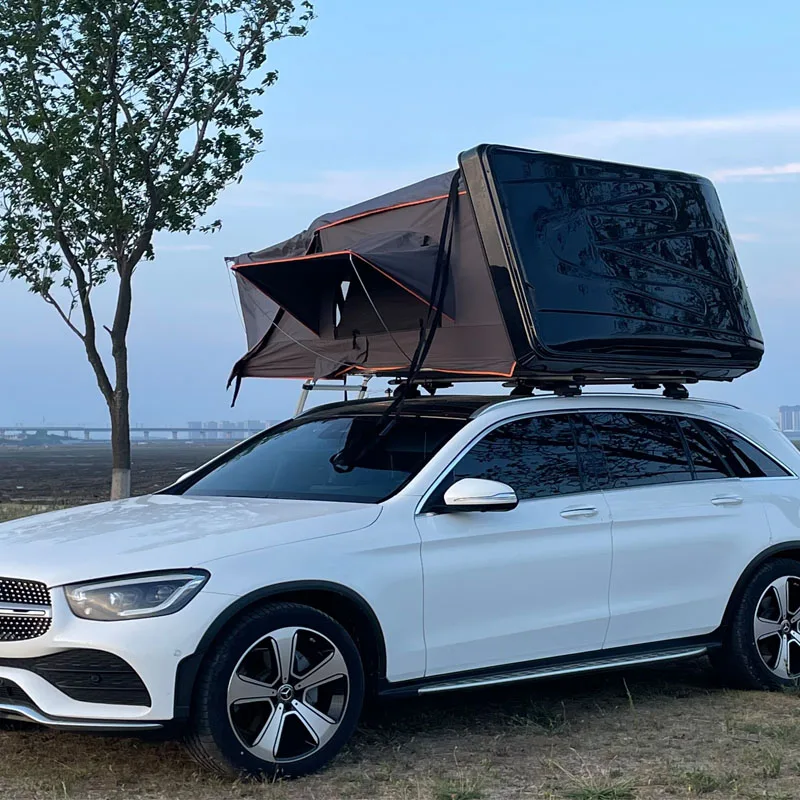 Hard Shell 4x4 Suv Waterproof Sunshade Folding Roof Top Pop-up Car Camping Outdoor Tent With Awning