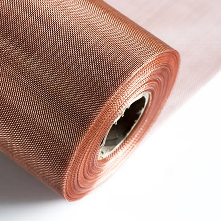
emf shielding pure copper wire mesh screen 