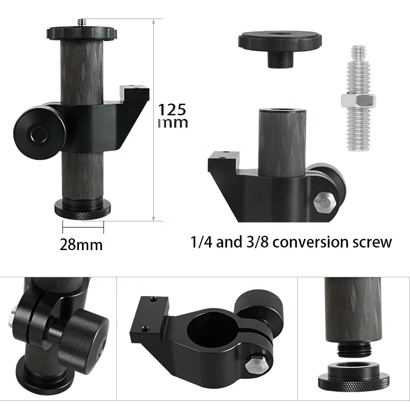 BEXIN tripod accessories high quality professional 400mm long focal lens bracket compatible with Manfrotto tripod fluid head