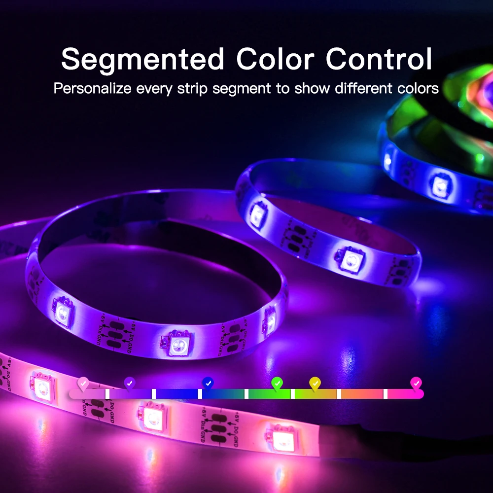 Контроллер Gledopto WLED ESP32 5- 24 В DC IC RGB со светодиодным управлением UART с голосовой функцией Wi-Fi и микрофоном