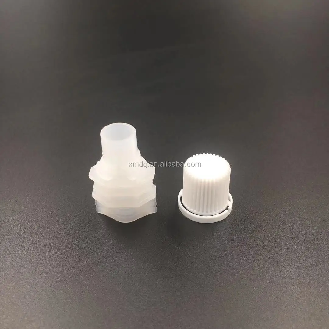 
flexible packaging pouch 8mm plastic cap for doypack 