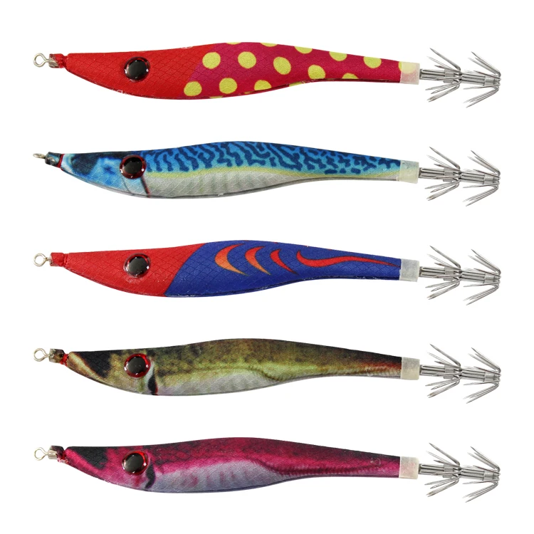 2019 Hot-selling lead squid jig more colors available for customization