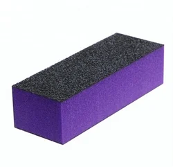 Черно-фиолетовый буфер для ногтей Queen Finger