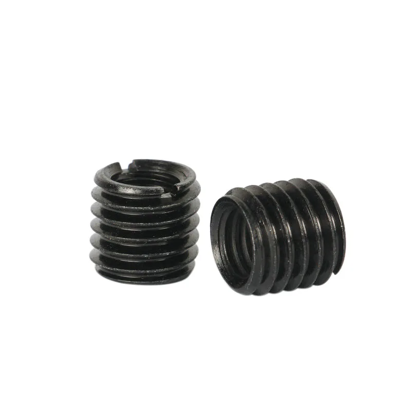 Carbon Steel Locking ensat threaded bushing Stainless Steel Slotted Self Tapping Thread Insert For Thread Repair